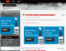 Tablet Screenshot of giggame.wordpress.com