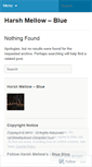 Mobile Screenshot of harshmellowblue.wordpress.com