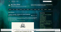 Desktop Screenshot of mylifeftw.wordpress.com