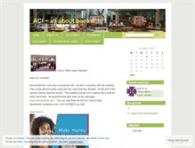 Tablet Screenshot of aboutbooks.wordpress.com