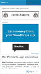 Mobile Screenshot of criticandote.wordpress.com