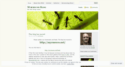 Desktop Screenshot of myrmecos.wordpress.com