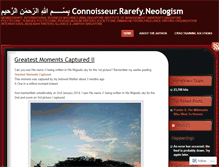 Tablet Screenshot of connoisseurarefyneologism.wordpress.com