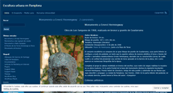 Desktop Screenshot of esculturaurbanapamplona.wordpress.com