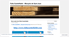 Desktop Screenshot of fallacastielfabib.wordpress.com
