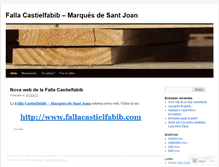 Tablet Screenshot of fallacastielfabib.wordpress.com