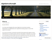 Tablet Screenshot of digitalartcultureajkl.wordpress.com