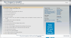 Desktop Screenshot of dragonkungpo.wordpress.com