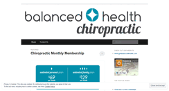 Desktop Screenshot of getbalancedhealth.wordpress.com