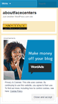 Mobile Screenshot of aboutfacecenters.wordpress.com