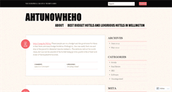 Desktop Screenshot of ahtunowheho.wordpress.com
