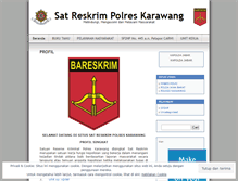 Tablet Screenshot of polreskarawang.wordpress.com