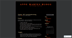 Desktop Screenshot of annemn.wordpress.com