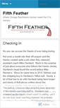 Mobile Screenshot of fifthfeather.wordpress.com