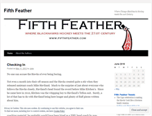 Tablet Screenshot of fifthfeather.wordpress.com