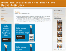 Tablet Screenshot of biharflood.wordpress.com