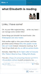 Mobile Screenshot of elisabethreads.wordpress.com