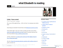 Tablet Screenshot of elisabethreads.wordpress.com