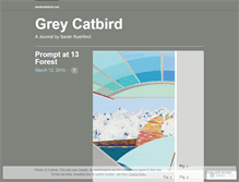 Tablet Screenshot of greycatbird.wordpress.com