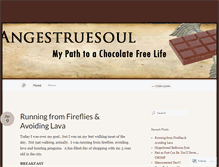 Tablet Screenshot of angestruesoul.wordpress.com