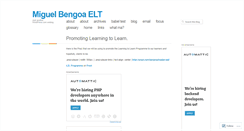 Desktop Screenshot of bengoa.wordpress.com