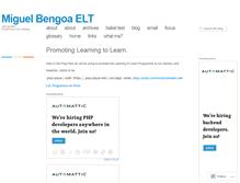 Tablet Screenshot of bengoa.wordpress.com