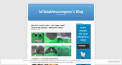 Desktop Screenshot of inflatablescompany.wordpress.com