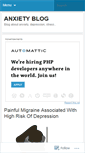 Mobile Screenshot of anxiety03.wordpress.com