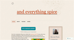 Desktop Screenshot of andeverythingspice.wordpress.com