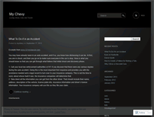 Tablet Screenshot of mychevy.wordpress.com