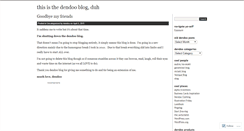 Desktop Screenshot of dendoo.wordpress.com