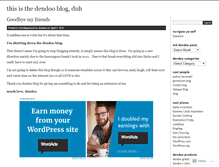 Tablet Screenshot of dendoo.wordpress.com