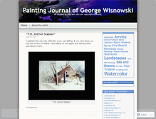Tablet Screenshot of gwisnowski.wordpress.com