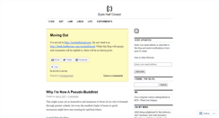 Desktop Screenshot of halfclosed.wordpress.com