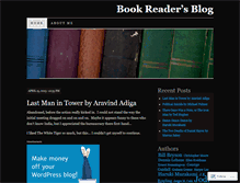 Tablet Screenshot of bookreader.wordpress.com