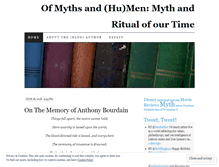 Tablet Screenshot of mythicbliss.wordpress.com