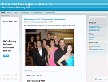 Tablet Screenshot of bendelavega.wordpress.com