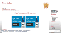 Desktop Screenshot of manaonline.wordpress.com