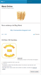 Mobile Screenshot of manaonline.wordpress.com
