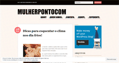 Desktop Screenshot of mulherpontocom.wordpress.com