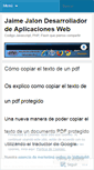 Mobile Screenshot of jaimejalon.wordpress.com
