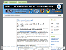 Tablet Screenshot of jaimejalon.wordpress.com