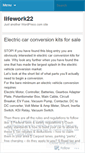 Mobile Screenshot of lifework22.wordpress.com