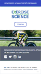 Mobile Screenshot of exercisescienceconsulting.wordpress.com