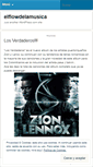 Mobile Screenshot of elflowdelamusica.wordpress.com