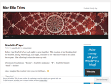 Tablet Screenshot of marellatales.wordpress.com