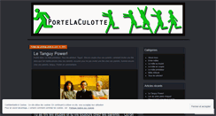 Desktop Screenshot of portelaculotte.wordpress.com