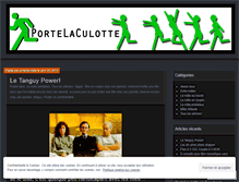 Tablet Screenshot of portelaculotte.wordpress.com