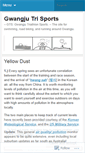 Mobile Screenshot of gwangjutrisports.wordpress.com