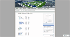 Desktop Screenshot of bat99.wordpress.com